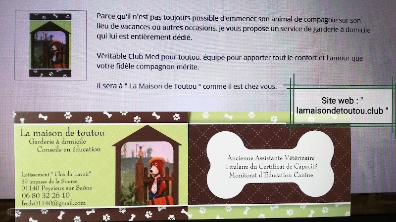 La Maison de Toutou — dogsitter à Villefranche-sur-Saône